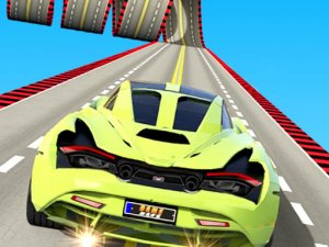 Mega Ramp Car Stunts Crazy Car Game