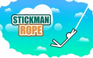 Stickman Rope: Hook Swing Challenge Puzzle Game