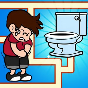 Maze Escape Toilet Rush Puzzle