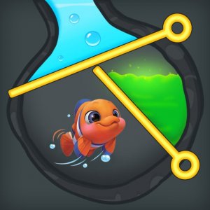 Pull the Pin Fish Rescue Puzzle Game