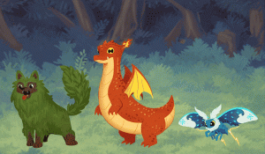 A Strange Creature Joined My Party: Online Adventure Puzzle Game